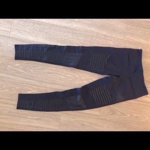 ALO Yoga Navy Blue Moto Pants - size small